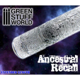 Textured Rolling pin – Ancestral Recall Texture Rollers Green Stuff World 