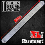 Textured Rolling pin – Mega Pavement Texture Rollers Green Stuff World 