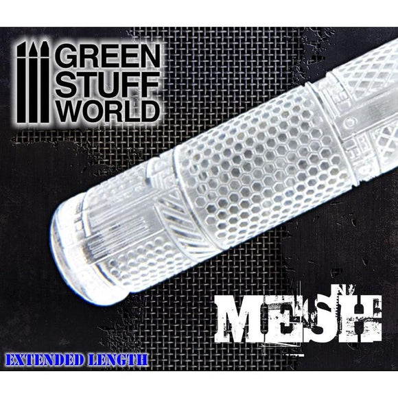 Textured Rolling pin – Mesh Texture Rollers Green Stuff World 