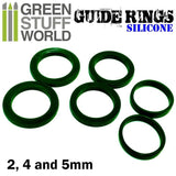 Textured Rolling pin – Silicone Guide Rings Texture Rollers Green Stuff World 