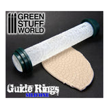 Textured Rolling pin – Silicone Guide Rings Texture Rollers Green Stuff World 