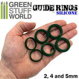 Textured Rolling pin – Silicone Guide Rings Texture Rollers Green Stuff World 