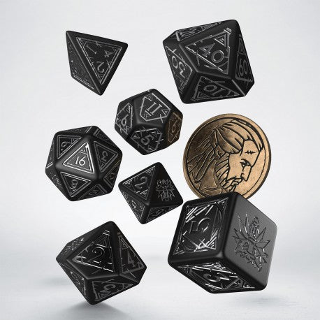 The Witcher Dice Set. Geralt - Silver Sword Dice Sets Q-Workshop 