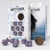 The Witcher Dice Set. Yennefer - Lilac and Gooseberries Dice Sets Q-Workshop 