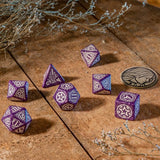 The Witcher Dice Set. Yennefer - Lilac and Gooseberries Dice Sets Q-Workshop 