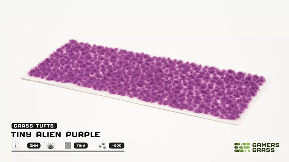 Tiny Alien Purple (2mm) ALIEN Tufts Gamers Grass 