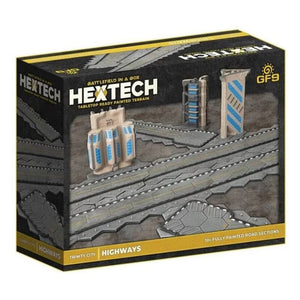 Trinity City - Highways (x10) Hextech Terrain GaleForce Nine 