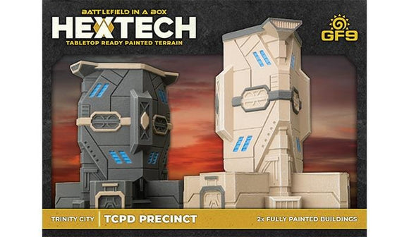 Trinity City - TCPD Precinct (x2) Hextech Terrain GaleForce Nine 