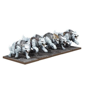 Tundra Wolves Troop Kings of War Mantic Games  (5026525380745)