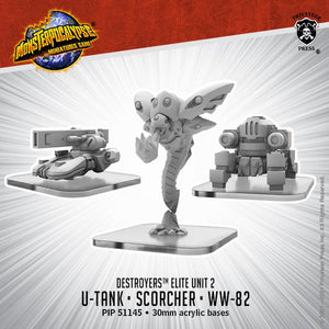 U-Tank, WW-82, and Scorcher, Destroyers Units Destroyers Privateer Press 
