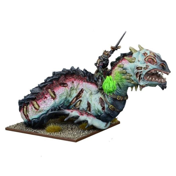 Undead Revenant King On Undead Wyrm Kings of War Mantic Games  (5026520694921)