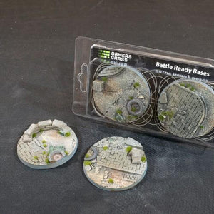 Urban Warfare Bases Round 60mm (x2) Gamer Grass base Gamer Grass