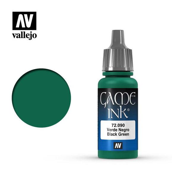 Vallejo Black Green Ink Game Colour Game Colour 