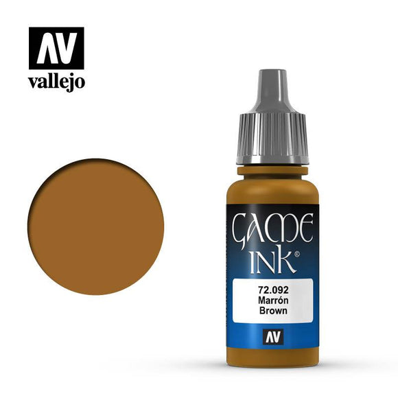 Vallejo Brown Ink Game Colour Game Colour 