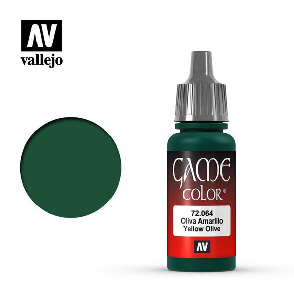 Vallejo Yellow Olive Game Colour Game Colour 
