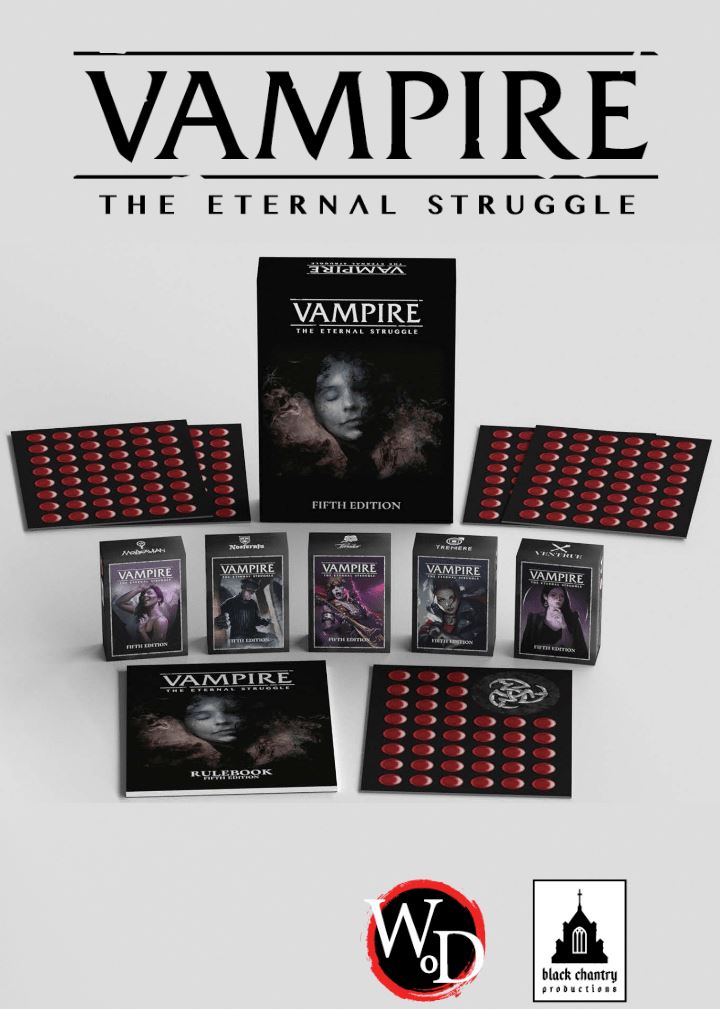 Exclusive promo card with Vampire: The Masquerade – CHAPTERS – Black  Chantry Productions