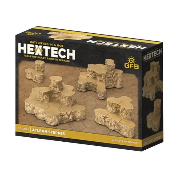 Volume 1 Atlean Steppes (x4) Hextech Terrain GaleForce Nine 