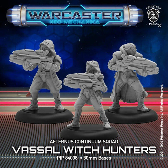 Warcaster Aeternus Continuum Vassal Witch Hunters Squad Warcaster Privateer Press 