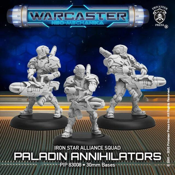 Warcaster Iron Star Alliance Paladin Annihilators Squad Warcaster Privateer Press 