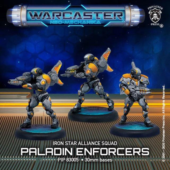 Warcaster Iron Star Alliance Paladin Enforcers Squad Warcaster Privateer Press 