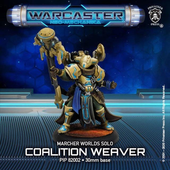 Warcaster Marcher Worlds Coalition Weaver Solo Warcaster Privateer Press 