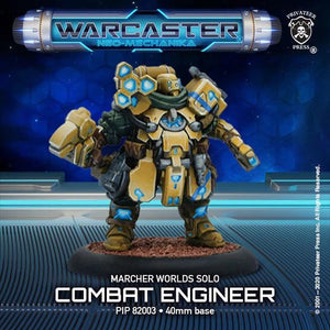 Warcaster Marcher Worlds Combat Engineer Solo Warcaster Privateer Press 