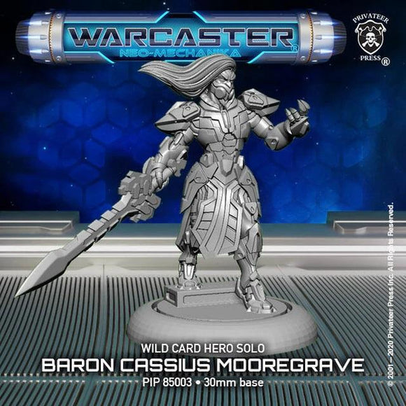 Warcaster Wild Card Baron Cassius Mooregrave Solo Warcaster Privateer Press 
