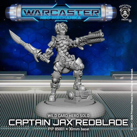 Warcaster Wild Card Captain Jax Redblade Solo Warcaster Privateer Press 