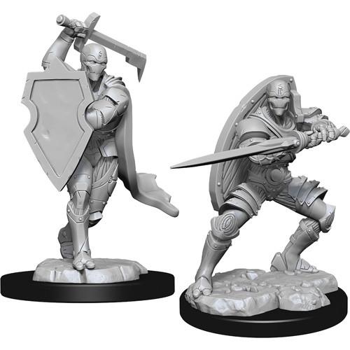 Warforged Fighter Male D&D RPG Miniatures Wizkids 