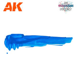 Wargame Liquid Pigment: AK1206 Psychic Blue 35ml Liquid Pigments (Enamel) AK Interactive 