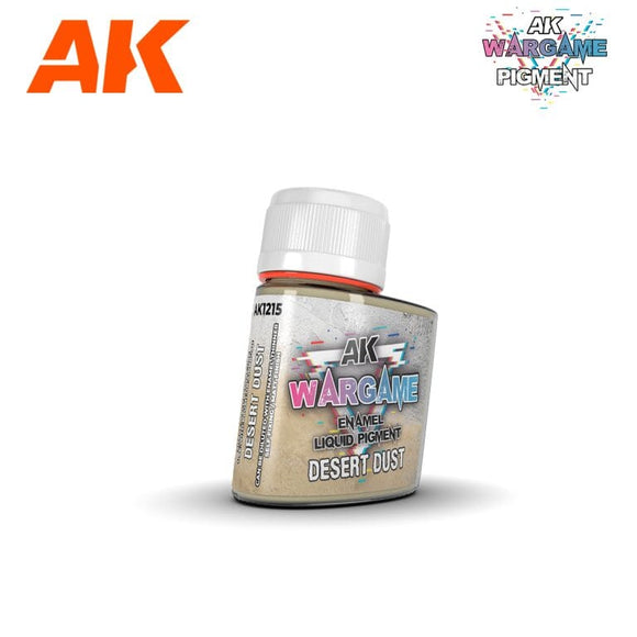 Wargame Liquid Pigment: AK1215 Desert Dust 35ml Liquid Pigments (Enamel) AK Interactive 