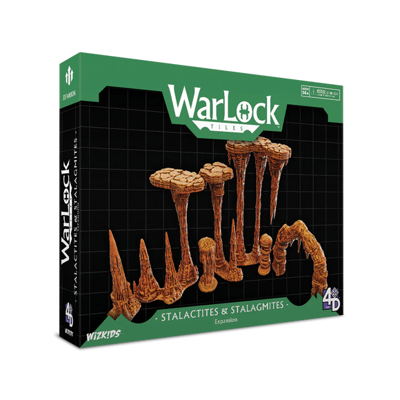 WarLock Tiles Accessory: Stalactites & Stalagmites D&D RPG Miniatures Wizkids 