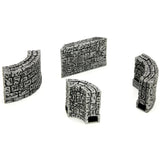 WarLock Tiles: Expansion Pack - 1 in. Dungeon Angles & Curves D&D RPG Miniatures Wizkids 
