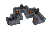 WarLock Tiles: Expansion Pack - 1 in. Dungeon Straight Walls D&D RPG Miniatures Wizkids 