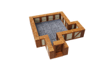 WarLock Tiles: Expansion Pack - 1 in. Town & Village Straight Walls D&D RPG Miniatures Wizkids 