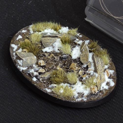 Winter Bases Oval 105mm (x1) Gamer Grass base Gamer Grass