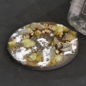 Winter Bases Round 100mm (x1) Gamer Grass base Gamer Grass