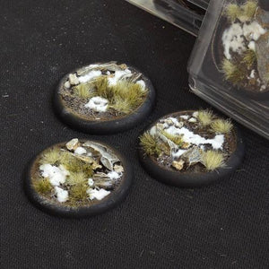 Winter Bases RoundLip 50mm (x3) Gamer Grass base Gamer Grass