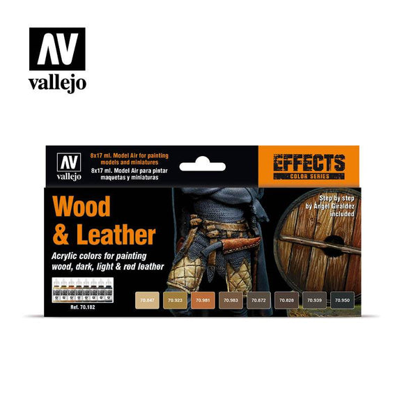 Wood & Leather Set Paint Sets Vallejo 