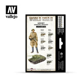 WWII Soviet Armour & Infantry Set Paint Sets Vallejo 